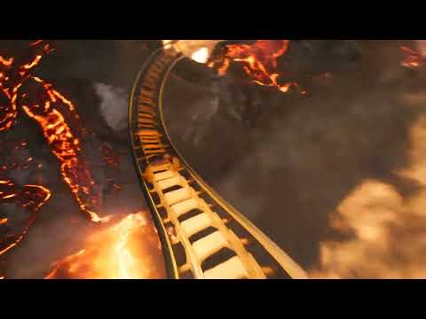 Volcano coaster POV video thumbnail
